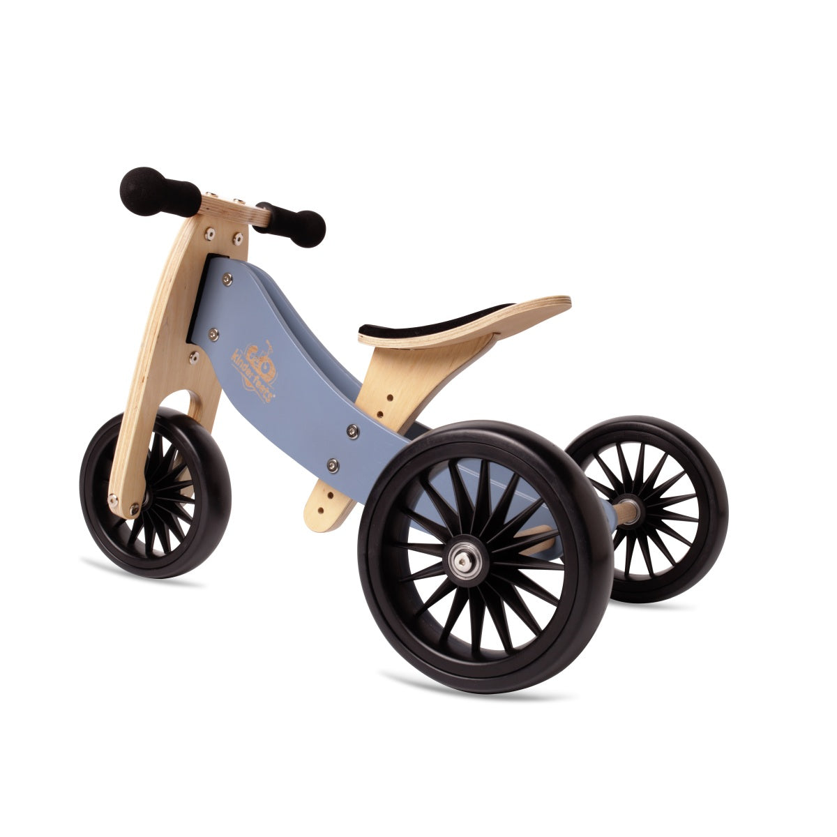 Kinderfeets Tiny Tot PLUS 2 in 1 Balance Bike - Slate Blue