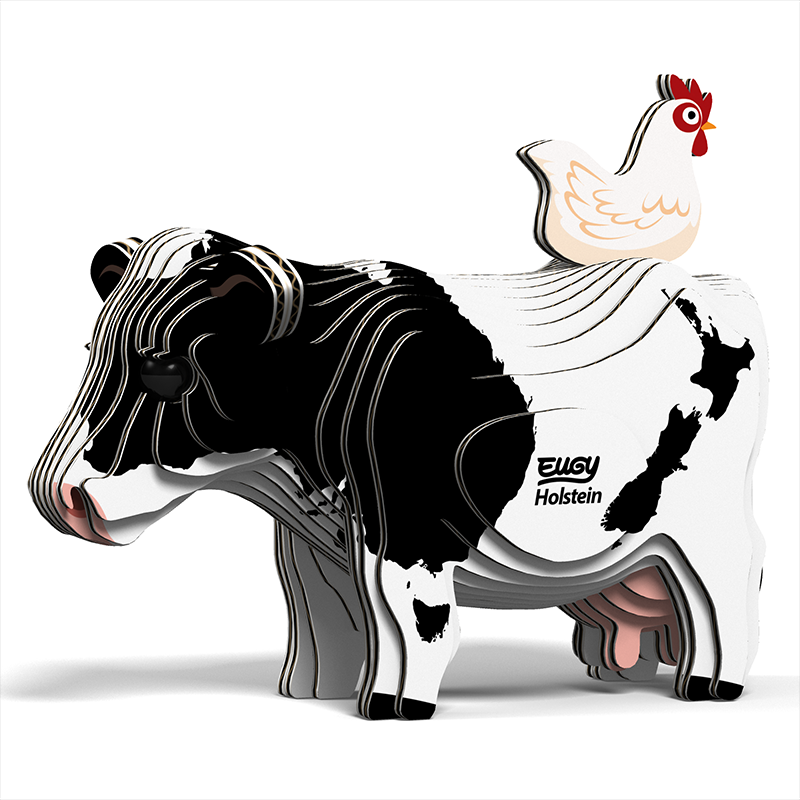 3D Cardboard Model Kit - Holstein