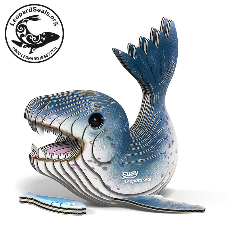 3D Cardboard Model Kit - Leopard Seal