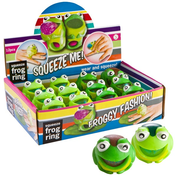 Squeeze Frog Ring