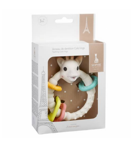 Sophie Giraffe Teething Colo rings