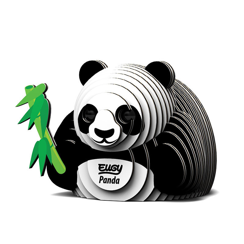 3D Cardboard Model Kit - Panda