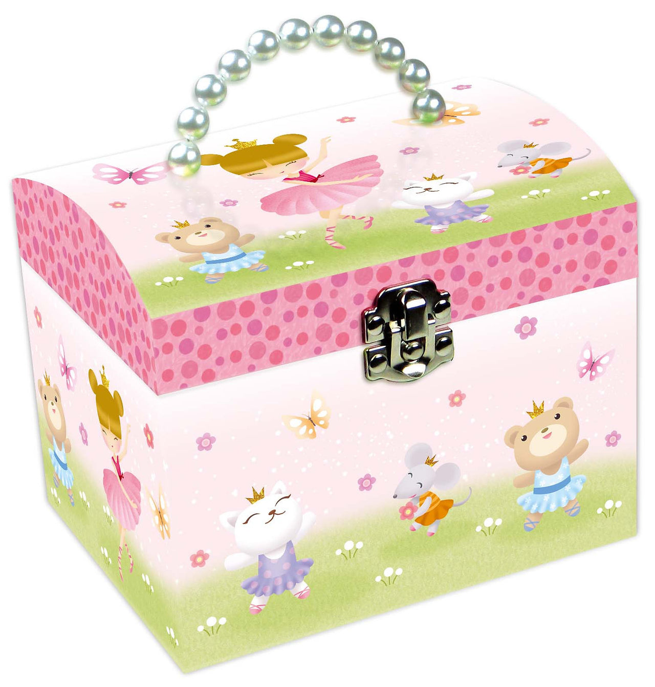 Musical Jewellery Box - Pearl Handle