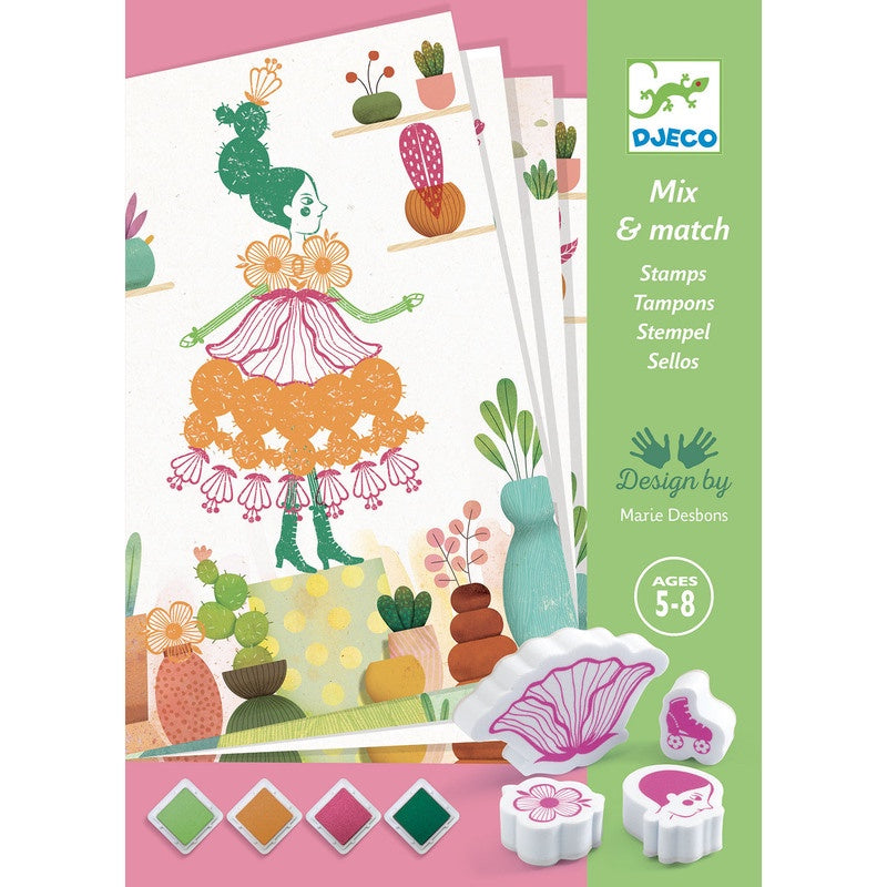 Flower Girl Stamp Set