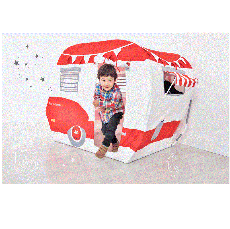 Red Caravan Vintage Camper Cubby – Toys and Tales