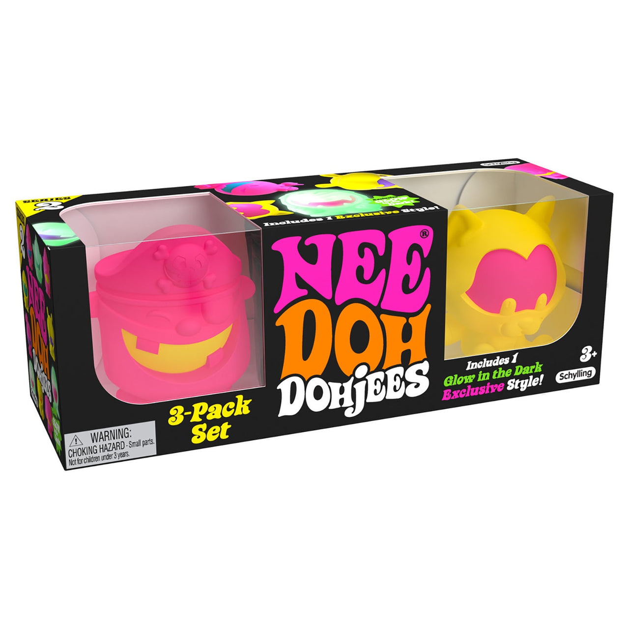 Nee Doh Dohjees 3 Pack -  Series 2 wave