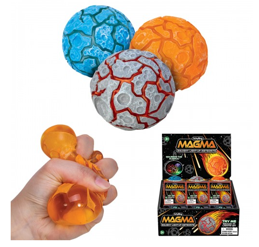 Nee-Doh Magma Ball Light-up Squishy Meteorite