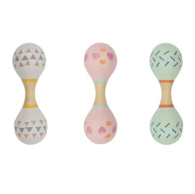 Calm & Breezy Maraca Rattle Double Ended