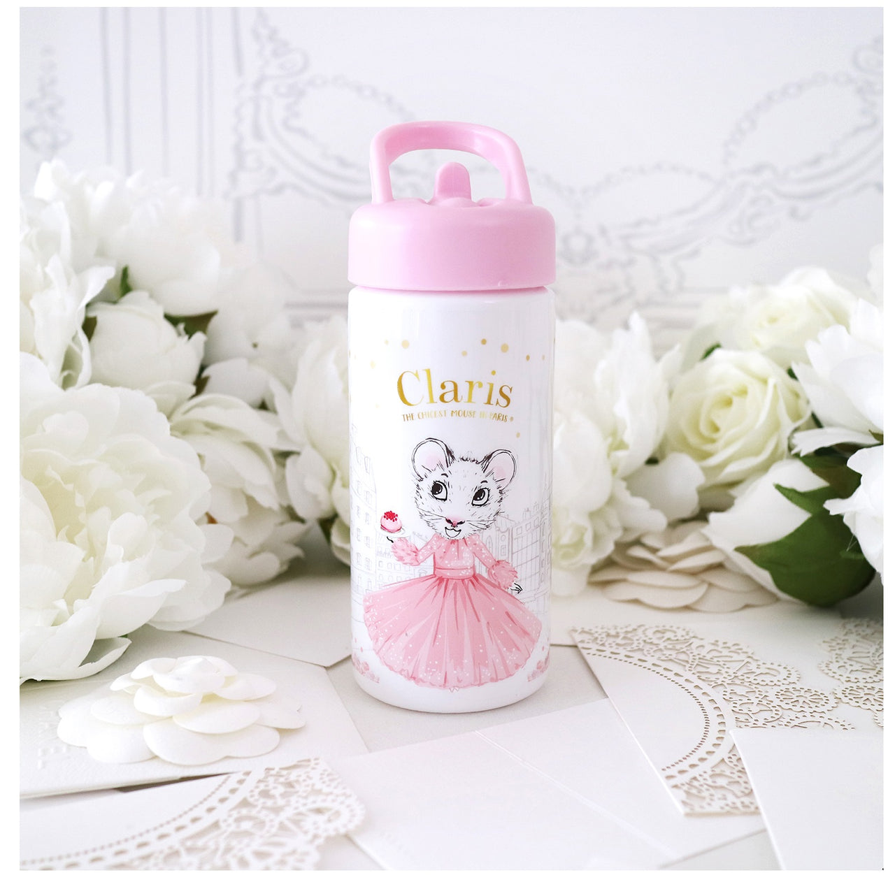 Claris Drink Bottle with Straw