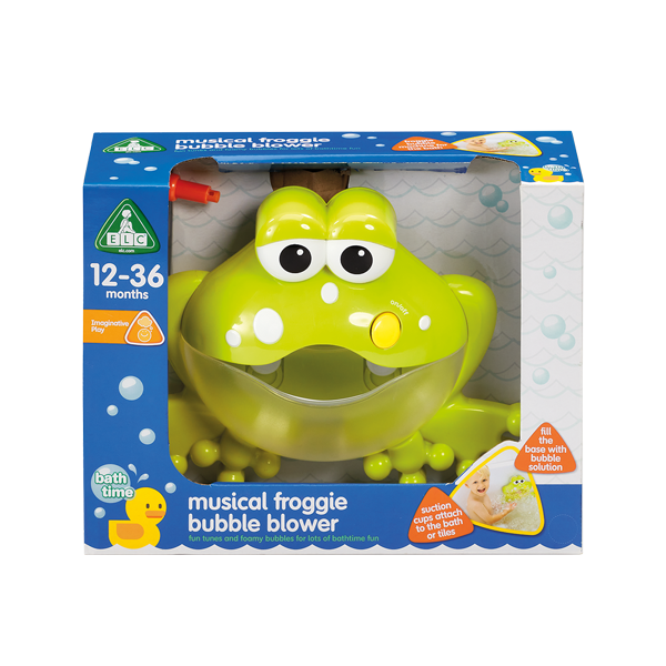 Musical Froggie Bubble Blower – Toys and Tales