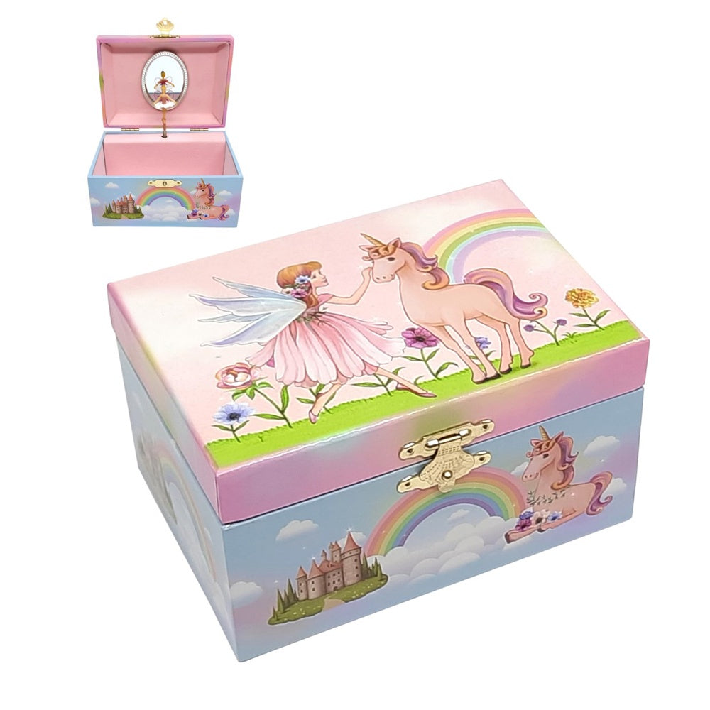 Musical Jewellery Box - Fairy & Unicorn