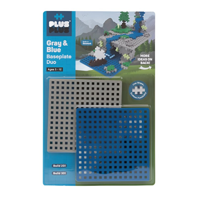 Baseplate Duo - Grey & Blue