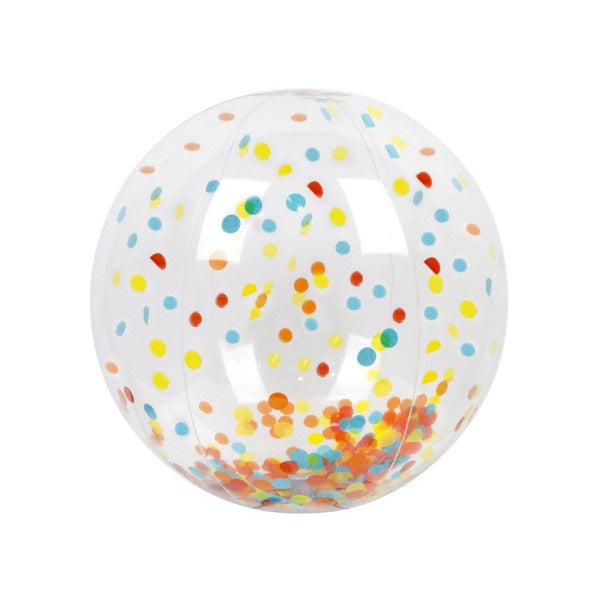 Inflatable Confetti Beach Ball – Toys and Tales